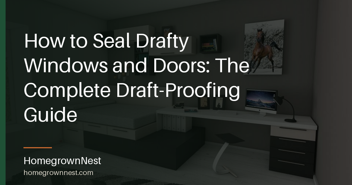 How to Seal Drafty Windows and Doors: The Complete Draft-Proofing Guide